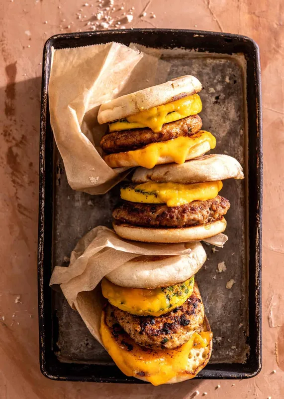 Easy Chicken and Egg Breakfast Sandwiches from the Freezer