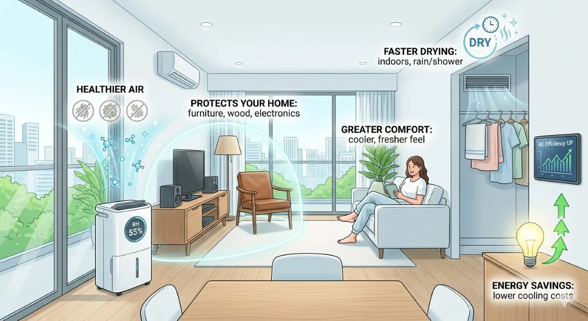 Hướng Dẫn Lựa Chọn Máy Hút Ẩm Phù Hợp Ở Singapore