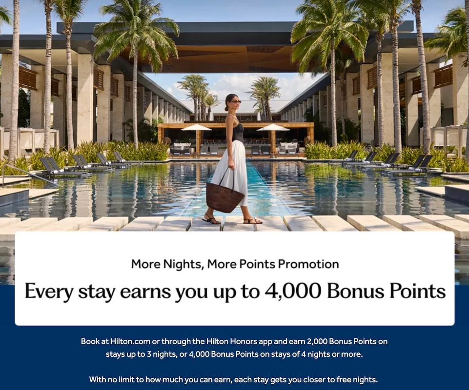 Khuyến Mãi Mùa Hè 2026 của Hilton Honors: Nhiều Đêm Nghỉ, Nhiều Điểm Thưởng